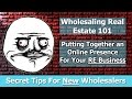 Wholesaling Real Estate With Dee REI marketing tools for Real Estate Wholesalers